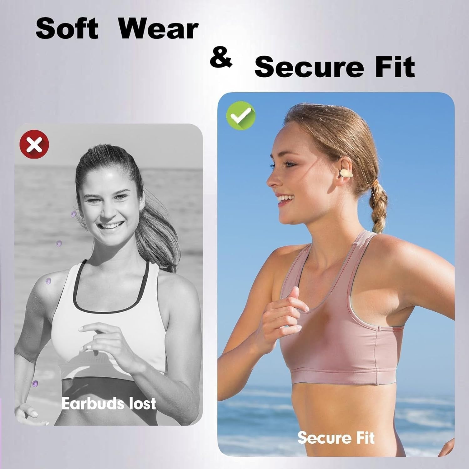 Digital Display Earclip Bluetooth Earphones