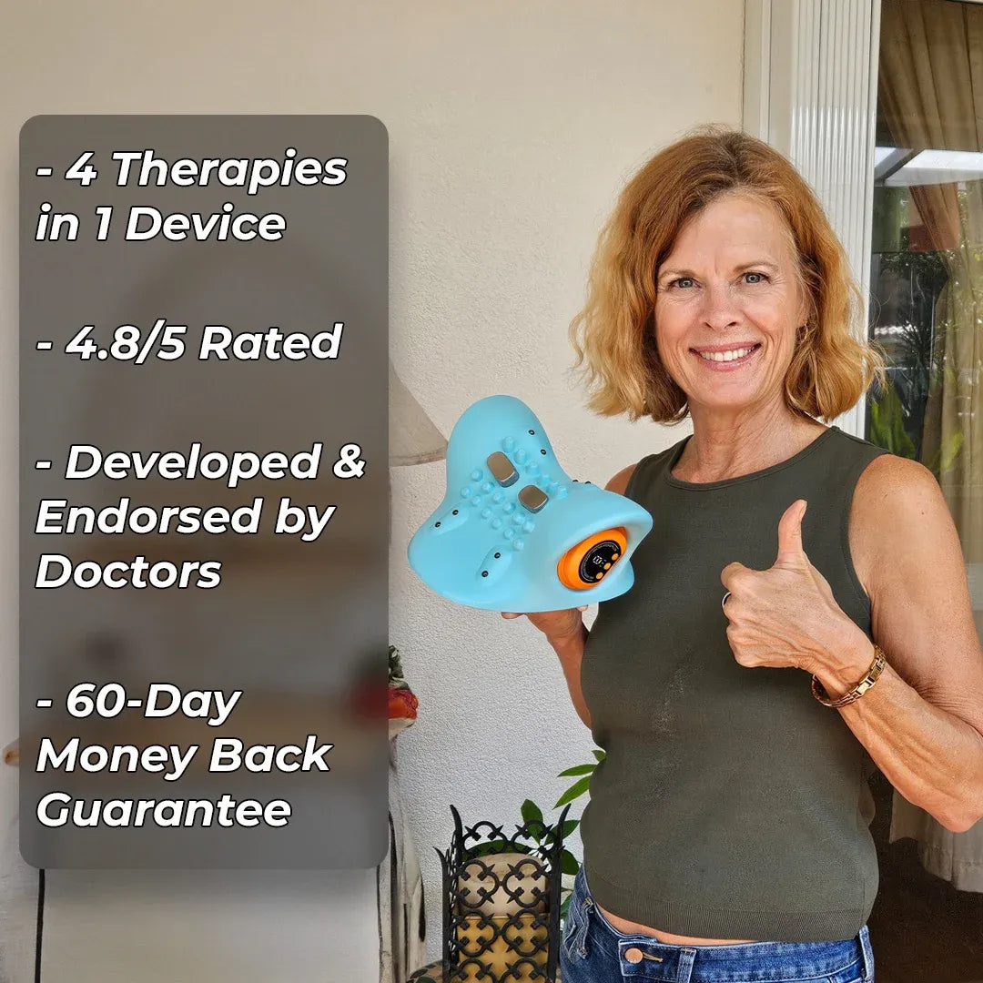 Neck Massager Electric Neck and Shoulder Relaxer Pillow