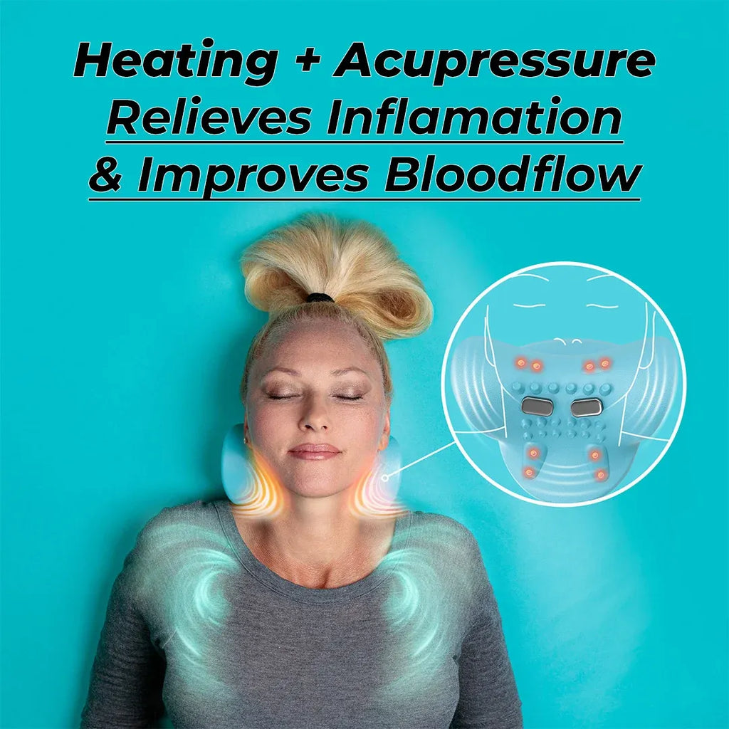 Neck Massager Electric Neck and Shoulder Relaxer Pillow